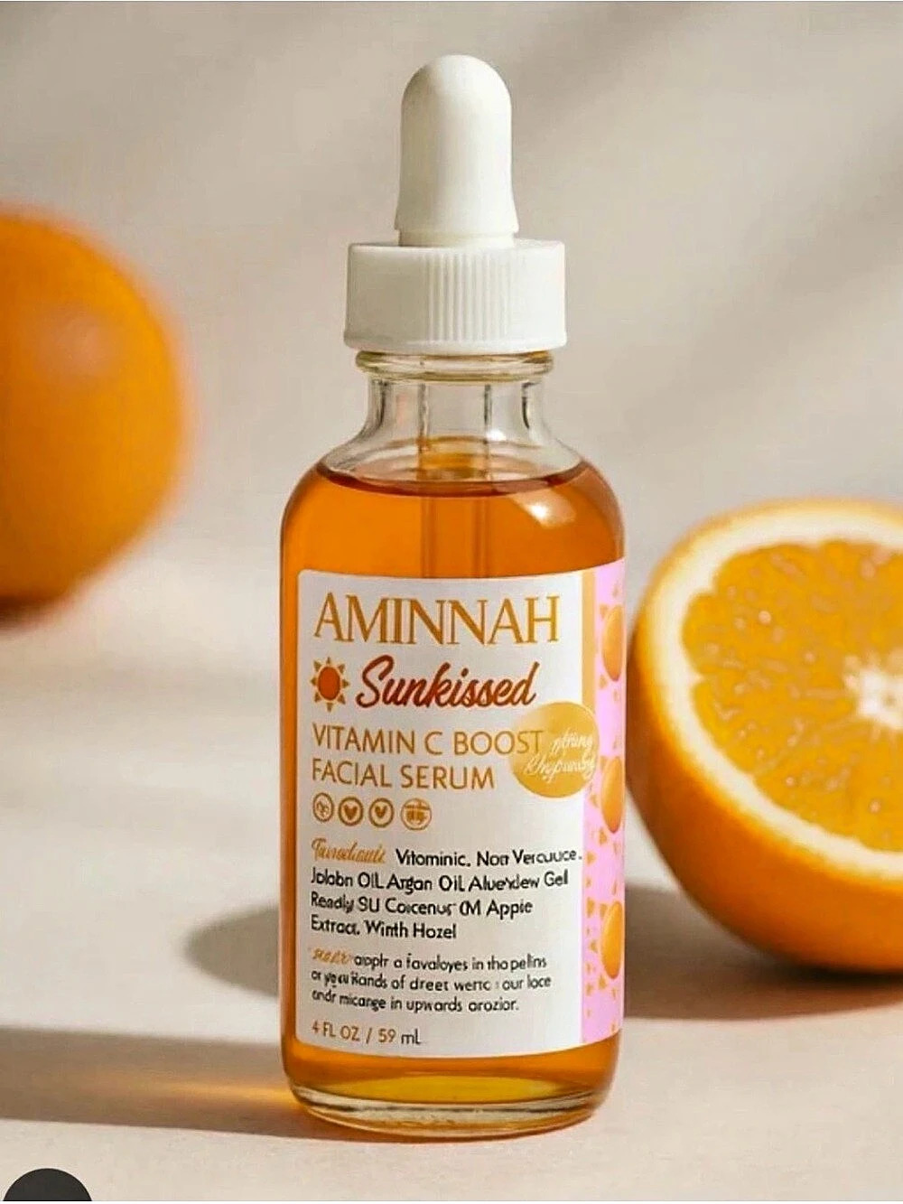 AMINNAH Sunkissed Vitamin C Boost Facial Serum Vitamin C Facial Serum